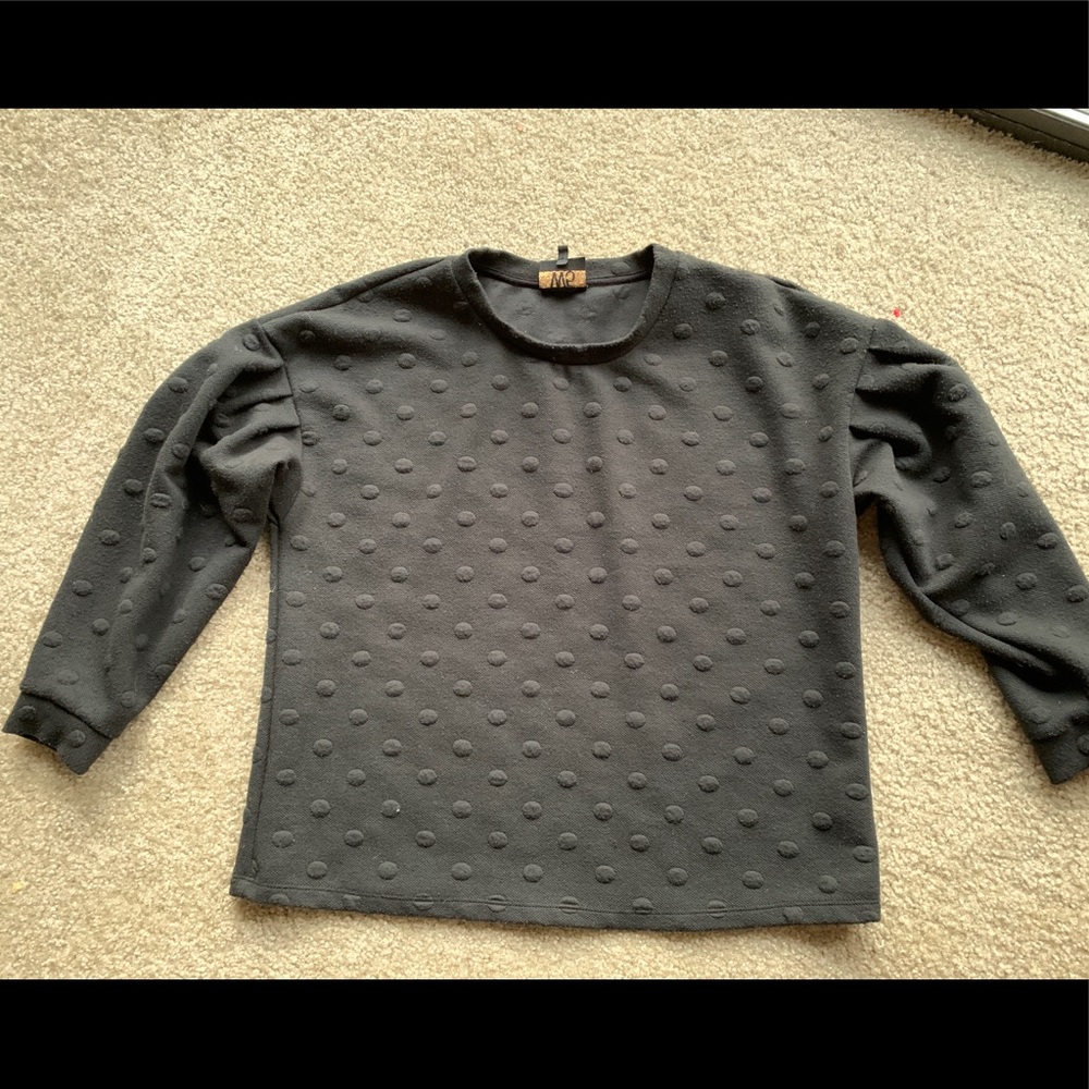 W5 Tonal Polka Dot Sweatshirt (M)